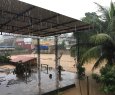 Iconha tem alagamentos aps forte chuva no Sul do ES - Chuva Forte