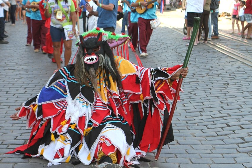 Muqui  palco do 67 Festival Nacional de Folia de Reis - Cultura folclrica