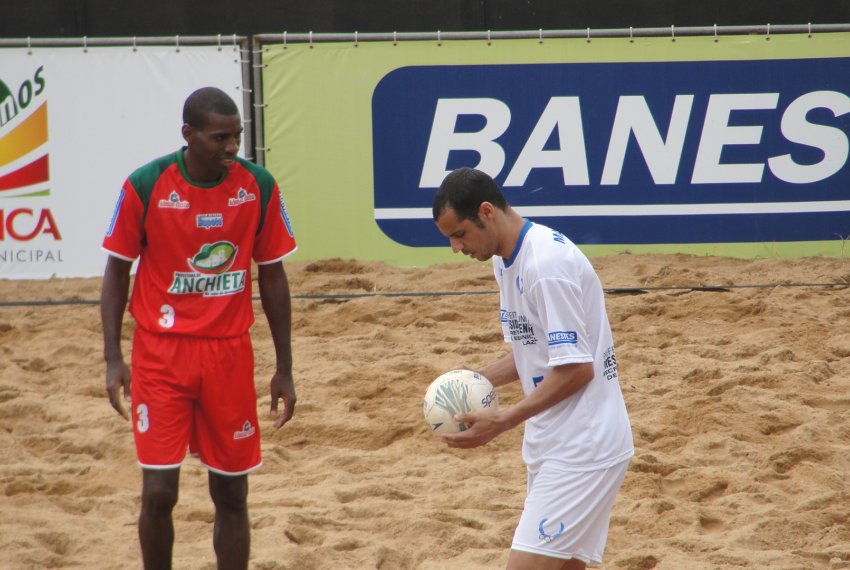 Abertura  do 17 Estadual de Beach Soccer e no dia 03/09 - Serra e Viana