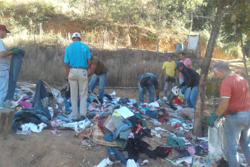 Prefeitura faz limpeza s margens do Rio Guandu - Meio ambiente