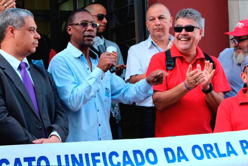 Porturios fazem mais uma manifestao nesta sexta dia 22 - Contra Privatizao