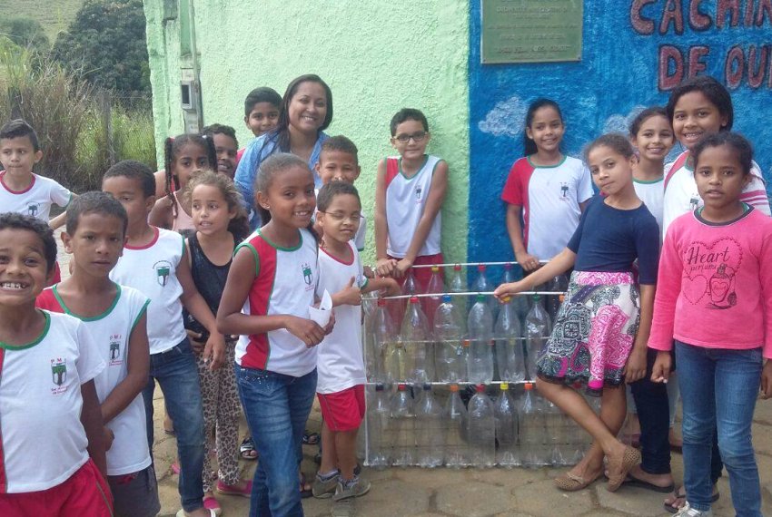 EMEIEF Maria Lucas Gomes realiza programa Agrinho - Saneamento bsico