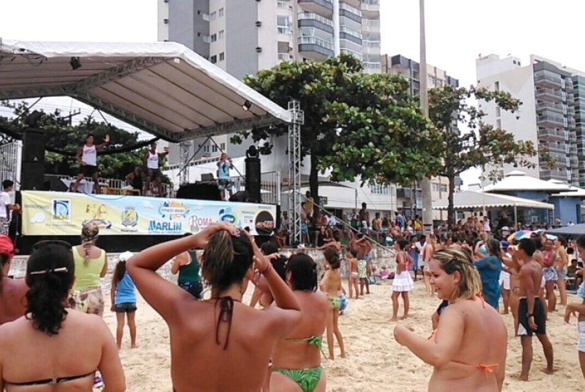 Vero fitness agita a Praia do Morro - Sade
