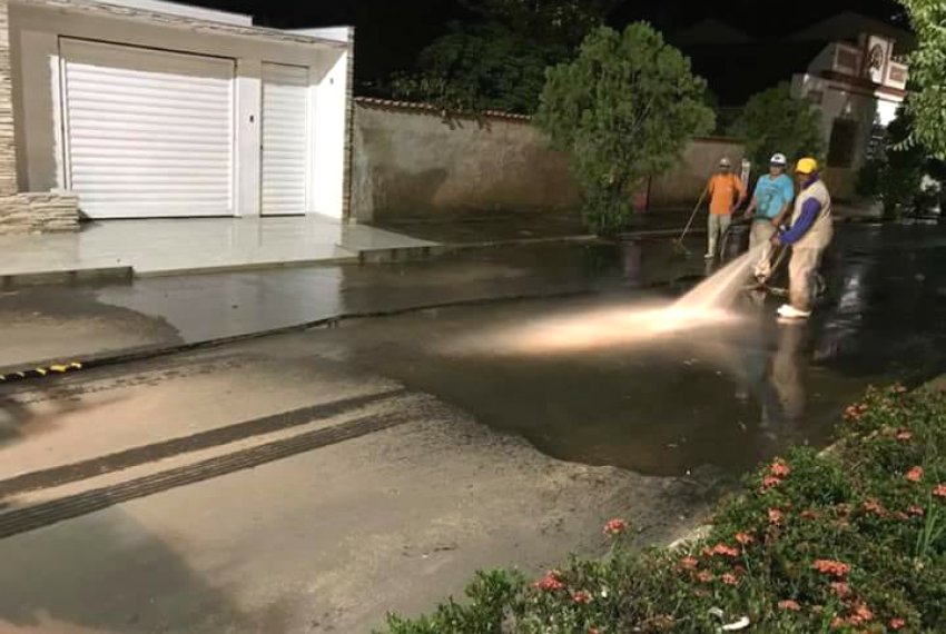 Prefeito esclarece sobre a limpeza das ruas de Itaguau - Resposta