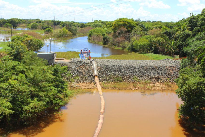 Prefeitura confirma canal para escoar gua da Juparan - Meio Ambiente
