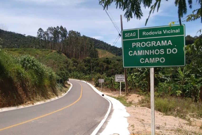 Governo inaugura trecho do Caminhos do Campo em Ibatiba - Infraestrutura