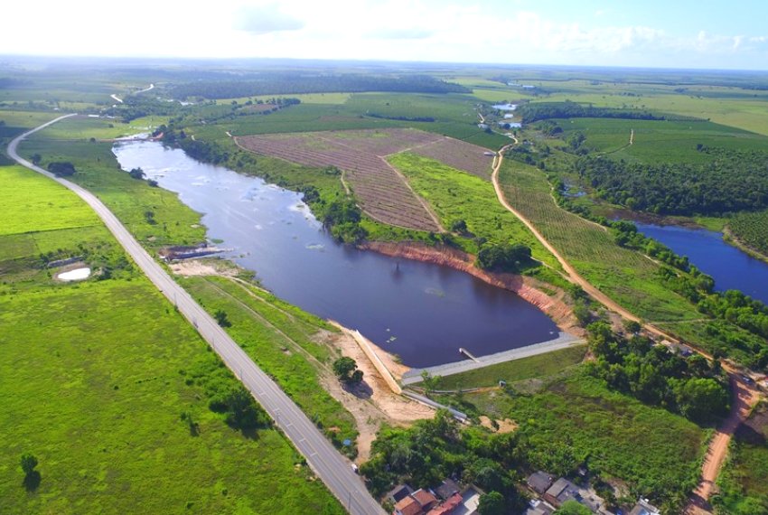 Nova barragem em Jaguar  inaugurada - gua Limpa