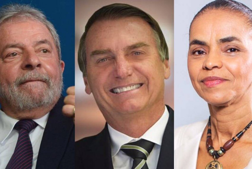 Sem Lula, Bolsonaro e Marina lideram nova pesquisa - Poltica Nacional