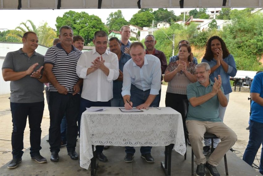 Governo assina ordem para revitalizar o Centro de Joo Neiva - Obras
