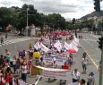 Mulheres protestam por direitos iguais no Dia 8 de maro, em Vitria - MULHERES