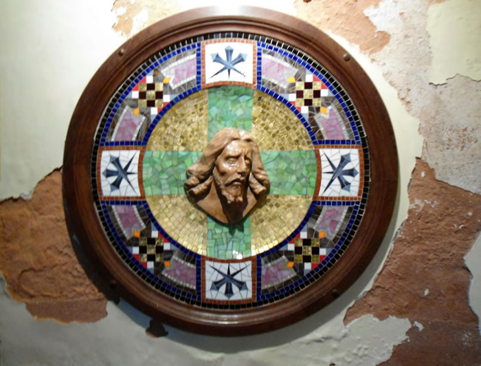 mosaico com a imagem de Jesus Cristo